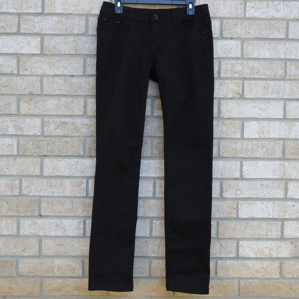 SIZE 30. JIARUIFEND black skinny mid-rise jeans.